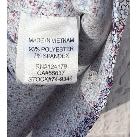 Johnston & Murphy Mens Casual Button Down Shirt Party Floral Coastal Beachy XXL - Picture 6 of 6